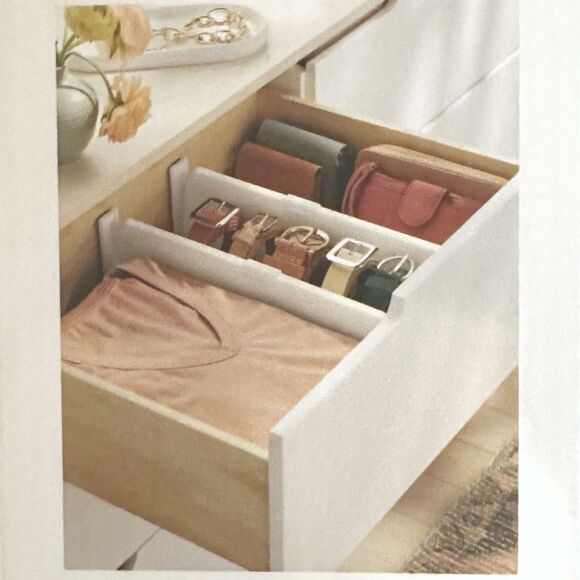 Brightroom x Target Expandable Drawer Dividers - 2 Ct - Expands 15.2”-21.1” - Picture 2 of 3
